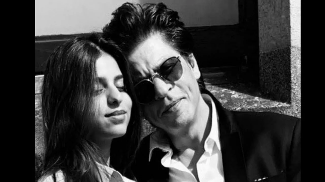 Shah Rukh Khan and Suhana Khan.