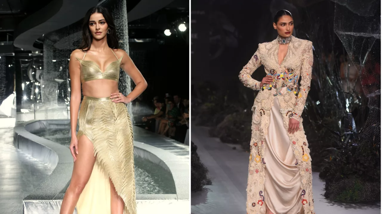 Ananya Panday and Athiya Shetty at India Couture Week 2023