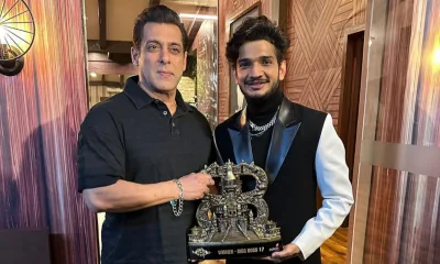Munawar Faruqui Shares Pic With Salman Khan & Bigg Boss 17 Winner’s Trophy, Says ‘Bahut Bahut Shukriya Janta’