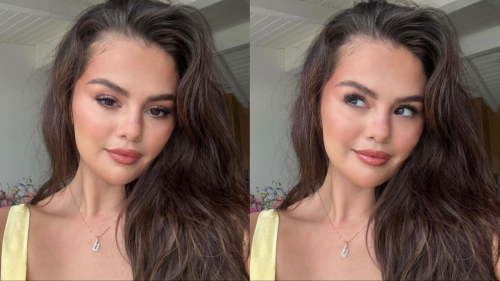 Selena Gomez Sparks Buzz With 'B' Emblazoned Necklace In Viral Photos.(Image: YouTube)